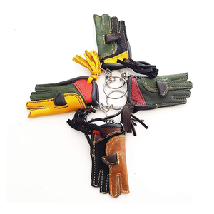 Guante de cuero personalizable de cetrería bellamente diseñado, llavero, accesorios de caza - Product Image 6