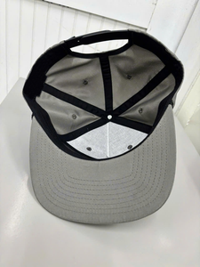 Custom Rope Snapback <b>Hat</b> with Leather Patch Outdoor Fishing Cap <b>Flat</b> Brim Rope Grey <b>Hat</b> Unisex Sports Cap Blank <b>Hat</b> Vietnam OEM - Product Image 5
