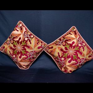 Funda de Almohada Cuadrada Bordada con Diseño Floral de Cachemira, con Cierre Trasero, Lavable, de Poliéster, Decoración Moderna para el Hogar - Product Image 4