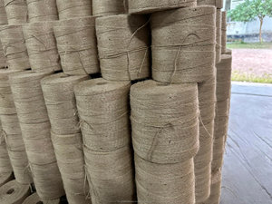 Fil de jute texturé 100 % écologique, naturel, de haute qualité, durable et biodégradable, 32 lb, 1 brin, bobine CB, pour tricot à la main - Product Image 6