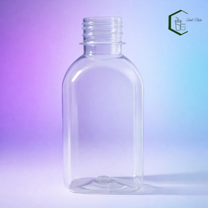 220ml for PET <b>Plastic</b> Square Bottle for Beverage Juice Tea Packaging Screw <b>Cap</b> Model CV220-19 TINH DIEU Brand OEM Factory - Product Image 2