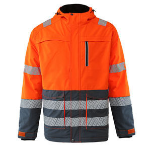 Veste de travail de sécurité en polyester imperméable de classe 2 personnalisable pour l'extérieur, haute visibilité, logo personnalisé, veste de travail pour hommes, tailles S-5XL - Product Image 1