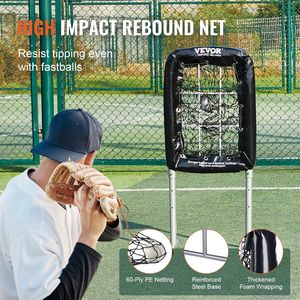 Attrezzatura per Allenamento Baseball e Softball 21"x29" con 9 Fori, Robusta e Regolabile in Altezza, per Pratica di Battuta e Lancio - Product Image 3