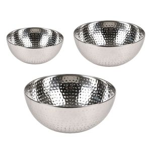 Bol de service moderne en métal au design élégant pour tables à manger, comptoirs de restauration et événements - Product Image 6