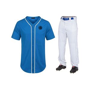 Camiseta de Béisbol QST 100% Poliéster Estampada a Rayas, Uniforme de Béisbol con Color Personalizado, Camiseta de Béisbol Personalizada, Ropa Deportiva OEM - Product Image 4