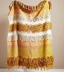 Manta Decorativa de Chenilla 100% Algodón con Borlas, Estilo Boho, para Sofá, Decoración Texturizada para el Hogar - Product Image 3