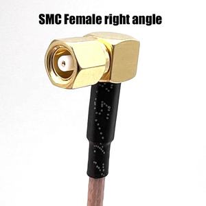 SMC hembra ángulo recto a SMC hembra recto RG316 antena PVC Coaxial Cable adaptador RF extensión módulo inalámbrico - Product Image 4