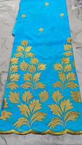 High Quality Woven Combed Cotton Voile <b>Fabric</b> Breathable Embroidery Traditional Multicolour Women's Thoub Lafaya Sudanese <b>Medium</b> - Product Image 5