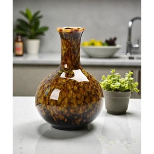 Jarrón Decorativo de Porcelana con Esmalte Agrietado, de 4 a 12 Pulgadas, Creado a Alta Temperatura, Estilo Wabi-Sabi, Ecológico y Resistente a los Arañazos - Product Image 4