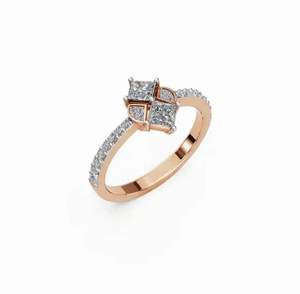 ZAWO HOUSE Luxury Pave Setting Diamond Ring Unisex Stylish New Design Sterling <b>Silver</b> Moissanite Ring for Everyday Wear Gift - Product Image 5