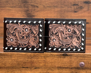 กระเป๋าสตางค์หนังแบบสั้นบางบางขนาดเล็กดีไซน์เนอร์ออกแบบได้เองกระเป๋าหนังวัวแบบมีช่องใส่บัตร RFID สำหรับผู้ชาย - Product Image 4