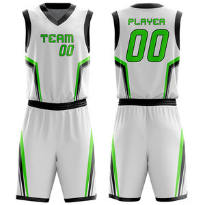 Uniformes de Baloncesto sin Mangas con Diseño Personalizado, Antibacterianos, Transpirables, de Secado Rápido, con Logotipo Personalizado, Tela de Poliéster - Product Image 1