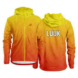 Veste coupe-vent à capuche pour homme, personnalisée, décontractée, pour le printemps, 100% nylon enduit, écologique, imperméable, résistante à la pluie, vêtements d'extérieur - Product Image 3
