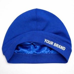 Bonnet en polyester/rayonne orange de votre marque avec doublure en satin, bonnet chaud d'hiver, logo personnalisé pour adultes, utilisation en extérieur - Product Image 2