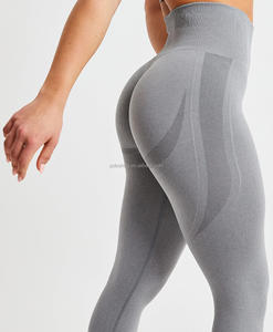 ชุดโยคะไร้ตะเข็บสำหรับผู้หญิง เสื้อผ้าออกกำลังกาย ฟิตเนส กางเกงออกกำลังกายรัดรูป กางเกงโยคะไร้ตะเข็บสำหรับผู้หญิง ตัวอย่างสินค้าแจกฟรี - Product Image 3