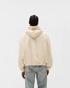 Unisex Custom Thick Fleece Zipper Hoodie 100% Cotton Winter Hooded Sweatshirt Oversized Fit OEM Custom Screen Printed Hoodie - Product Image 4
