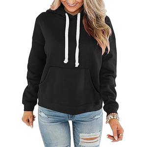 Conjunto de Sudadera con Capucha para Mujer, a la Moda, con Estampado Gráfico, de Algodón Grueso, Estilo Urbano, con Bordado Largo y Cremallera - Product Image 3