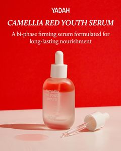 Sérum pour le visage YADAH Camellia Red Youth, éclaircissant, nourrissant, rajeunissant, 30 ml, huile de camélia, soin quotidien de la peau, fabriqué en Corée - Product Image 2
