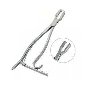 Pinza de sujeción ósea Kern Premium de alta resistencia con mandíbulas dentadas de acero inoxidable, instrumento quirúrgico ortopédico para una sujeción segura - Product Image 1