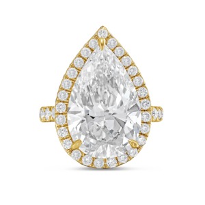 16 2 CT <b>Emerald</b> Cut Moissanite Halo Engagement <b>Ring</b> 925 <b>Silver</b> Rhodium Plated Party & Gift Jewelry - Product Image 2