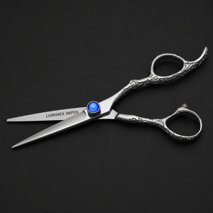 Navaja de Afeitar Recta Vintage Luminex Impex con Mango de Concha de Abulón y Acero al Carbono, Lista para Usar en Barberías y Salones - Product Image 5
