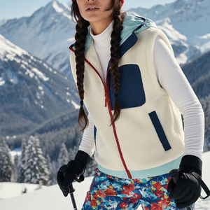 puffer vest gilets waistcoat casual fashion winter wear clothes coat puffer sleeveless <b>jacket</b> women custom design puffer vest - Product Image 2