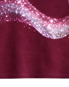 Débardeur côtelé bordeaux personnalisé pour femme avec motif vague en strass, sans manches, décontracté, mode estivale, fabricant sur mesure - Product Image 6