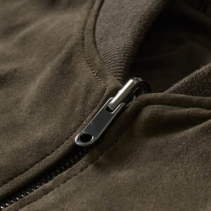 Style et confort inégalés, veste en daim pour homme facile à porter, doublure en laine, meilleur look bomber, vêtement haut de gamme, veste en daim pour homme - Product Image 6