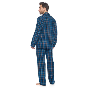 Ropa de dormir a rayas para hombre, tallas grandes, diseño personalizado, ropa de dormir transpirable y a la moda para hombre, de proveedor de Bangladesh. - Product Image 2