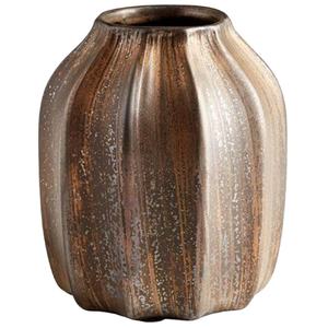 Pot de fleur antique pièce maîtresse objet décoratif Vase à fleur en aluminium artisanat Vase de table portable décoration de mariage - Product Image 1