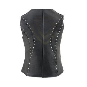 Chaleco de Cuero para Mujer, Estilo Motero, Cierre de Cremallera, Tejido, Alta Calidad, Diseño Nuevo de Pakistán, Precio Económico, Superventas - Product Image 2