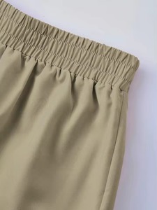 Custom <b>Men's</b> Smart Casual Mid Waist Breathable Windproof <b>Nylon</b> Spandex Patch Pockets Running Workout <b>Joggers</b> Cargo Pants - Product Image 6
