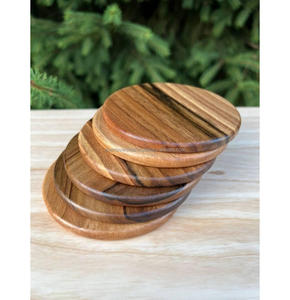 Bulk Pack of 50 Wooden <b>Drink</b> <b>Coasters</b> - Simple Design, Ready to Ship - Product Image 4