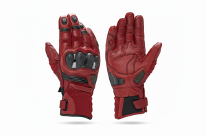 Gants de moto personnalisés OEM ODM en cuir avec protection des articulations, compatibles écran tactile, respirants et antidérapants - Product Image 6