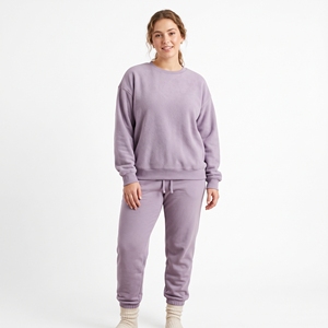 Sweat-shirt en polaire brossée pour femme, super doux, décontracté, chaud, pull-over, OEM, ODM, vente en gros, usine, logo personnalisé, faible MOQ - Product Image 1