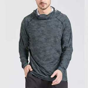 Vêtements de pêche à manches longues respirants en polyester à séchage rapide avec protection UV, logo imprimé par sublimation personnalisé, couleur personnalisée - Product Image 4