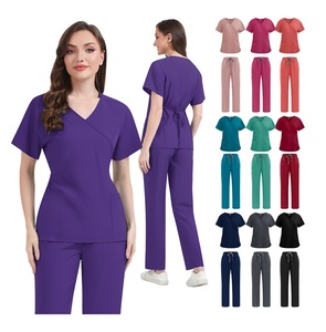 Perfect Durable Breathable Luxury Hospital Medical Scrubs Custom Nurse Manufacturer - Product Image 1
