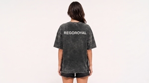 T-shirt femme effet délavé, matière respirante et douce, style tendance, confortable, manches courtes, pour une mode décontractée moderne. - Product Image 2