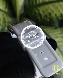 Reloj Personalizado Pink Princess con Diamantes Moissanite VVS, Plata de Ley 925, Totalmente Cubierto de Piedras, Reloj de Lujo - Product Image 4