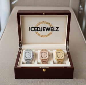 Fournisseur professionnel de montres en diamants cultivés en laboratoire pour hommes, usage professionnel, verre 20 mm, mouvement à quartz, style luxueux, prix d'usine, Inde - Product Image 4