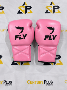 Latest Model Fly Premium Quality Lace <b>up</b> Competition Boxing Gloves for Sale High Quality Genuine Cowhide Leather Muay Thai Glove - Product Image 3