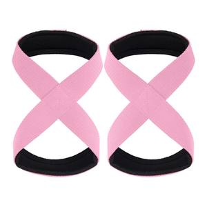 Correas de Entrenamiento de Fuerza para Gimnasio, Personalizadas, Transpirables, con Soporte para Muñeca, para Levantamiento de Pesas, Diseño en Forma de 8 - Product Image 2