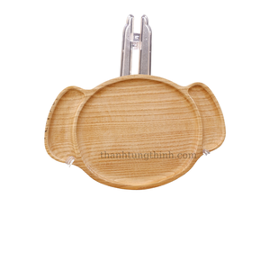 Plateau de service ovale en bois Thinh Tung Thinh, fait main, style rustique, pour la cuisine, fabriqué au Vietnam - Product Image 5