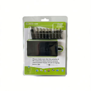อะแดปเตอร์แปลงไฟสำหรับแล็ปท็อป 120W AC DC พร้อมหัวปลั๊กหลายแบบสำหรับชาร์จโน้ตบุ๊ก - Product Image 2