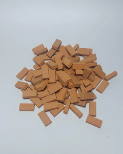 Mini-briques de construction en argile de culture tribale, modèle 1 à 16, pour la simulation de micro-maisons DIY, jouet artistique antique à assembler - Product Image 2