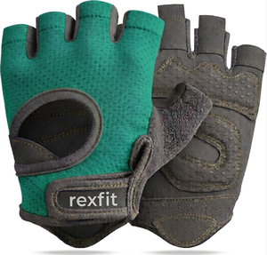 Professional <b>Weight</b> Lifting <b>Gloves</b> Half Finger Fitness Workout <b>Gloves</b> Supplier Breathable Mesh Microfiber Non-slip Silicone - Product Image 5