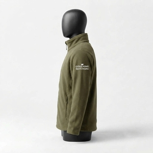 Veste polaire pour homme, personnalisable, légère, chaude, pour l'hiver, décontractée, respirante, zippée - Product Image 2