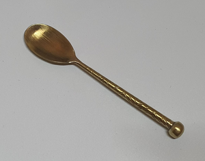 Cuillère en laiton de luxe pour la maison et la cuisine, idéale pour le café et les desserts, design simple, fabriquée à la main, meilleur produit - Product Image 1