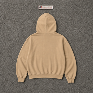 Beige Oversized Zip Up <b>Hoodie</b> <b>Red</b> Graphic Print Unisex Streetwear Fashion Full Zipper Hooded Sweatshirt For <b>Men</b> Women Casual Fit - Product Image 6