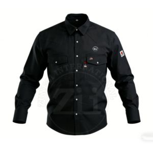 Camisas de Soldadura FR Modelo FRC3916, Ropa de Seguridad Ignífuga con Protección Contra Arco Eléctrico NFPA2112, con Botones de Perla de 6.5 oz, Diseño a Cuadros - Product Image 1